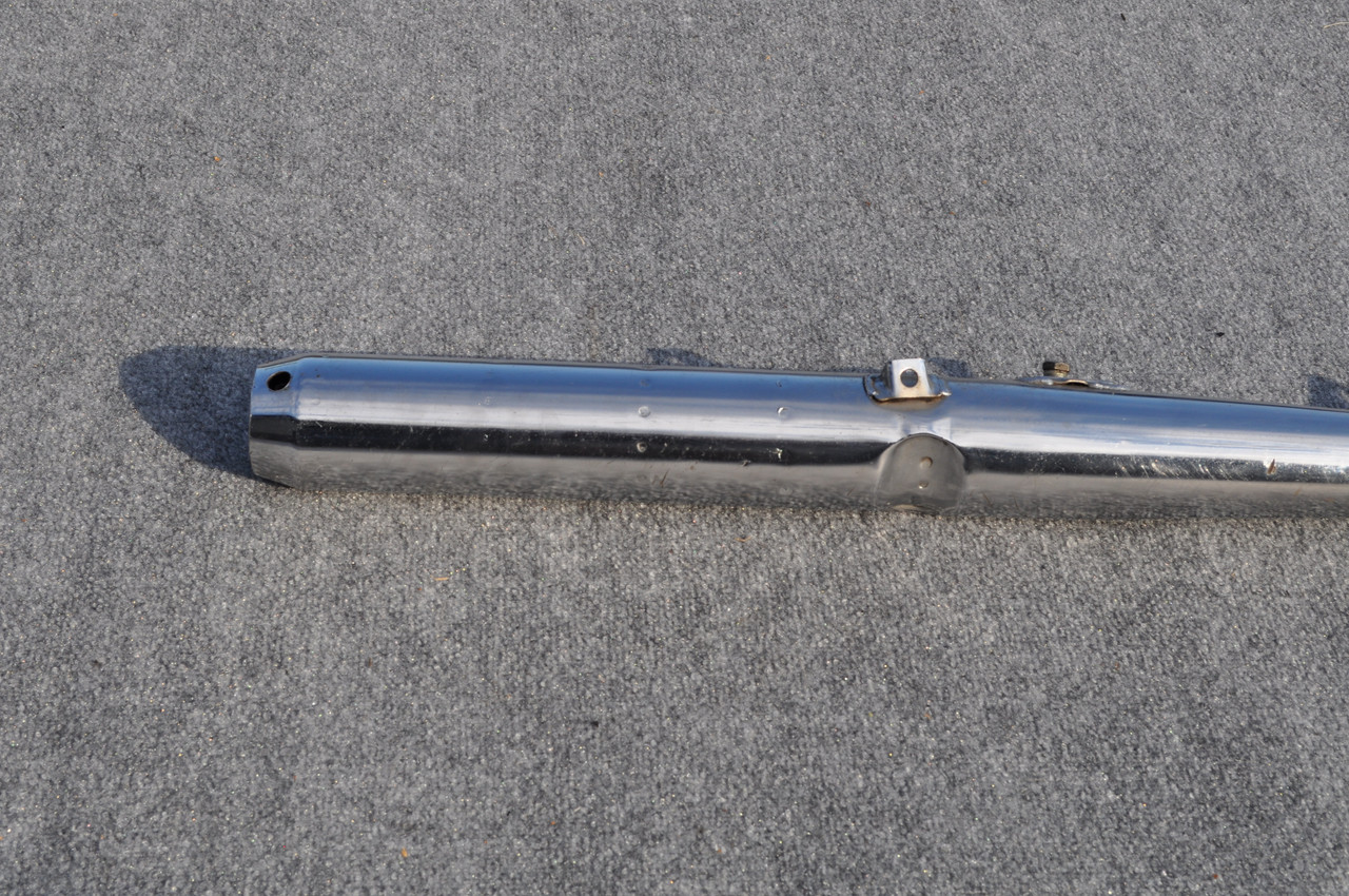 Vtg OEM Yamaha 1973-75 RD350 RD250 Left Exhaust Muffler Header Pipe Assy 360-14710-03