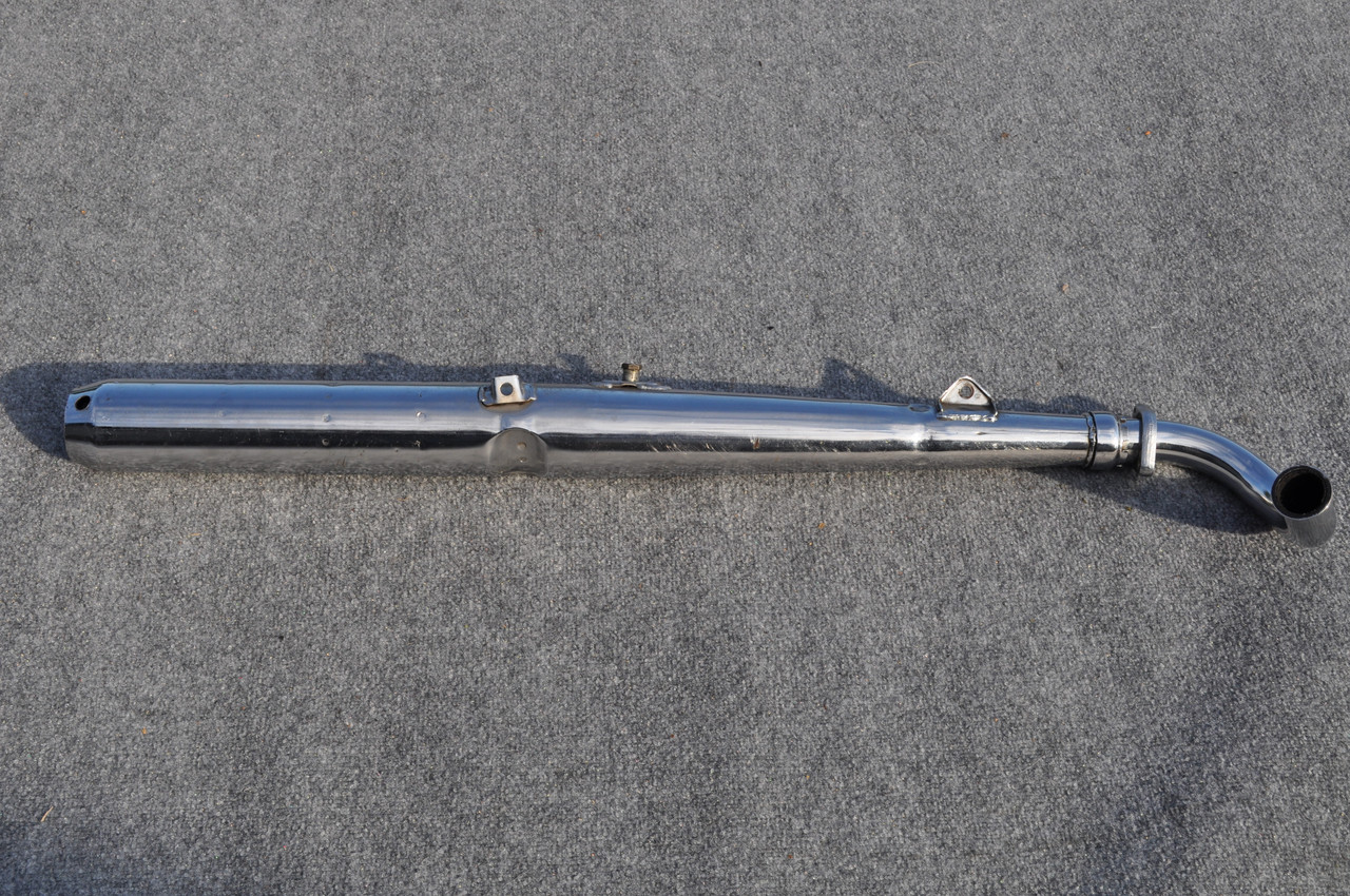 Vtg OEM Yamaha 1973-75 RD350 RD250 Left Exhaust Muffler Header Pipe Assy 360-14710-03