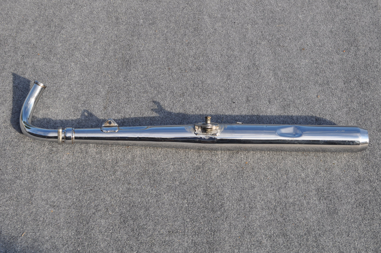 Vtg OEM Yamaha 1973-75 RD350 RD250 Left Exhaust Muffler Header Pipe Assy 360-14710-03