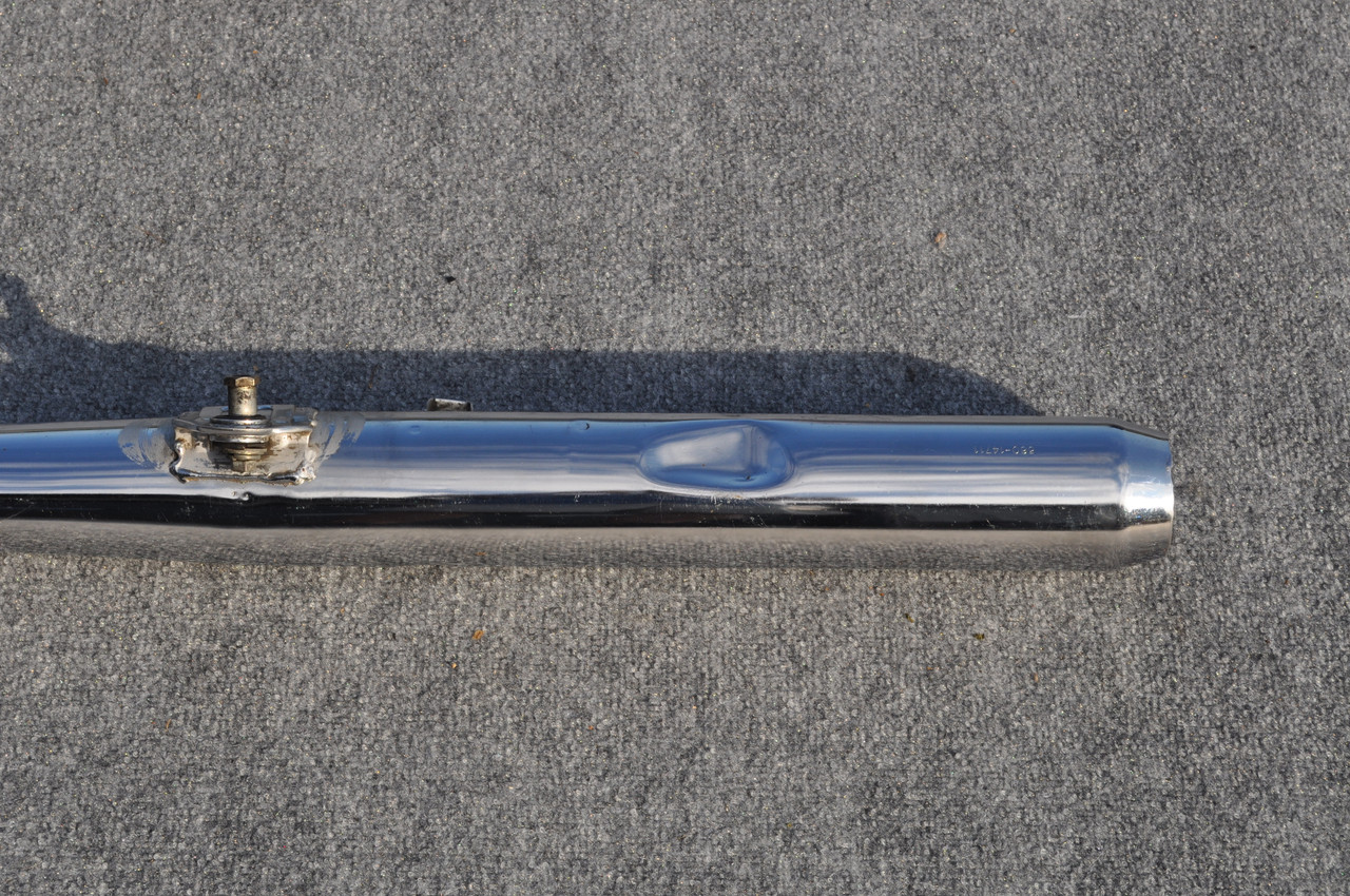 Vtg OEM Yamaha 1973-75 RD350 RD250 Left Exhaust Muffler Header Pipe Assy 360-14710-03