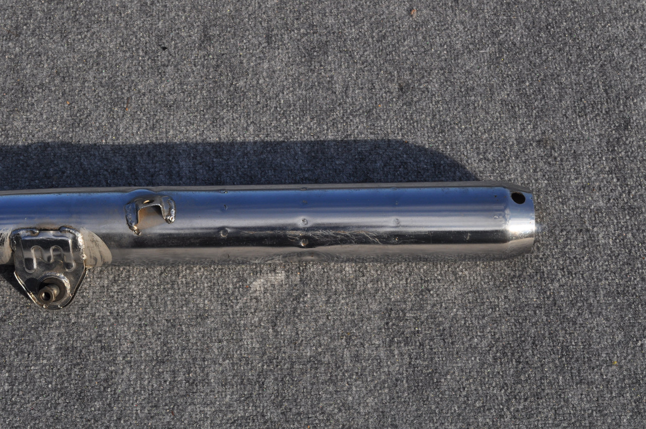 Vtg OEM Yamaha 1973-75 RD350 RD250 Left Exhaust Muffler Header Pipe Assy 360-14710-03