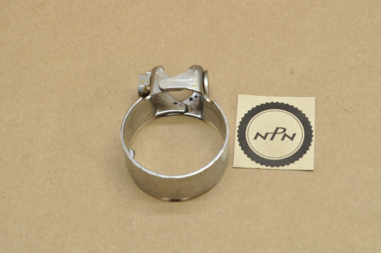 Vtg OEM Honda CB400 CB450 CM400 CM450 CX650 Left Front Muffler Clamp 18374-413-000