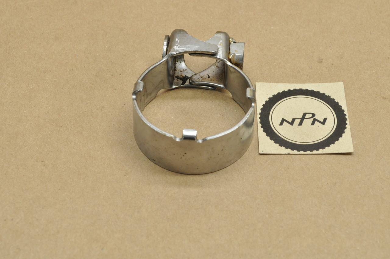 Vtg OEM Honda CB400 CB450 CM400 CM450 CX650 Left Front Muffler Clamp 18374-413-000