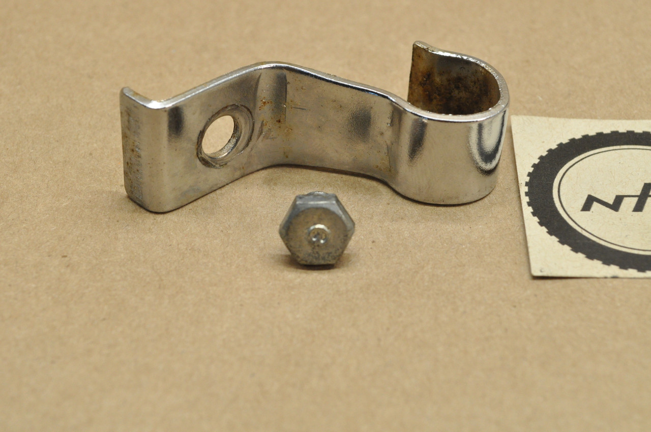 Vtg OEM Honda CB400 CB450 CM400 CM450 CX500 Fender Brake Hose Clamp 45417-413-000