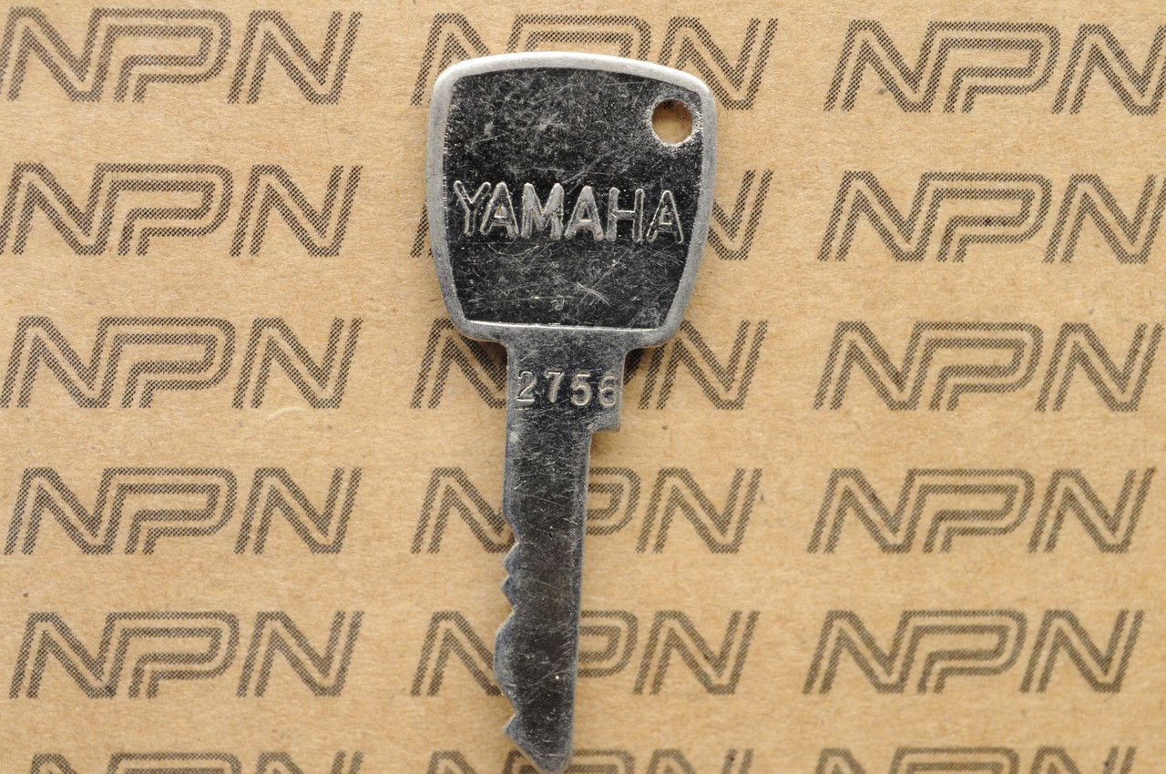 NOS Yamaha Ignition Switch & Lock Key # 2756