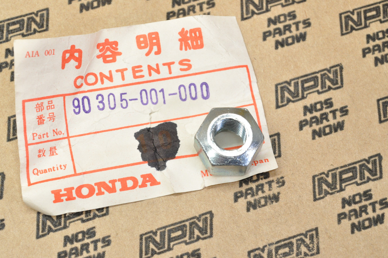 NOS Honda C100 C102 C110 C200 CL70 CL90 CT200 CT90 S90 Axle Nut 90305-001-000