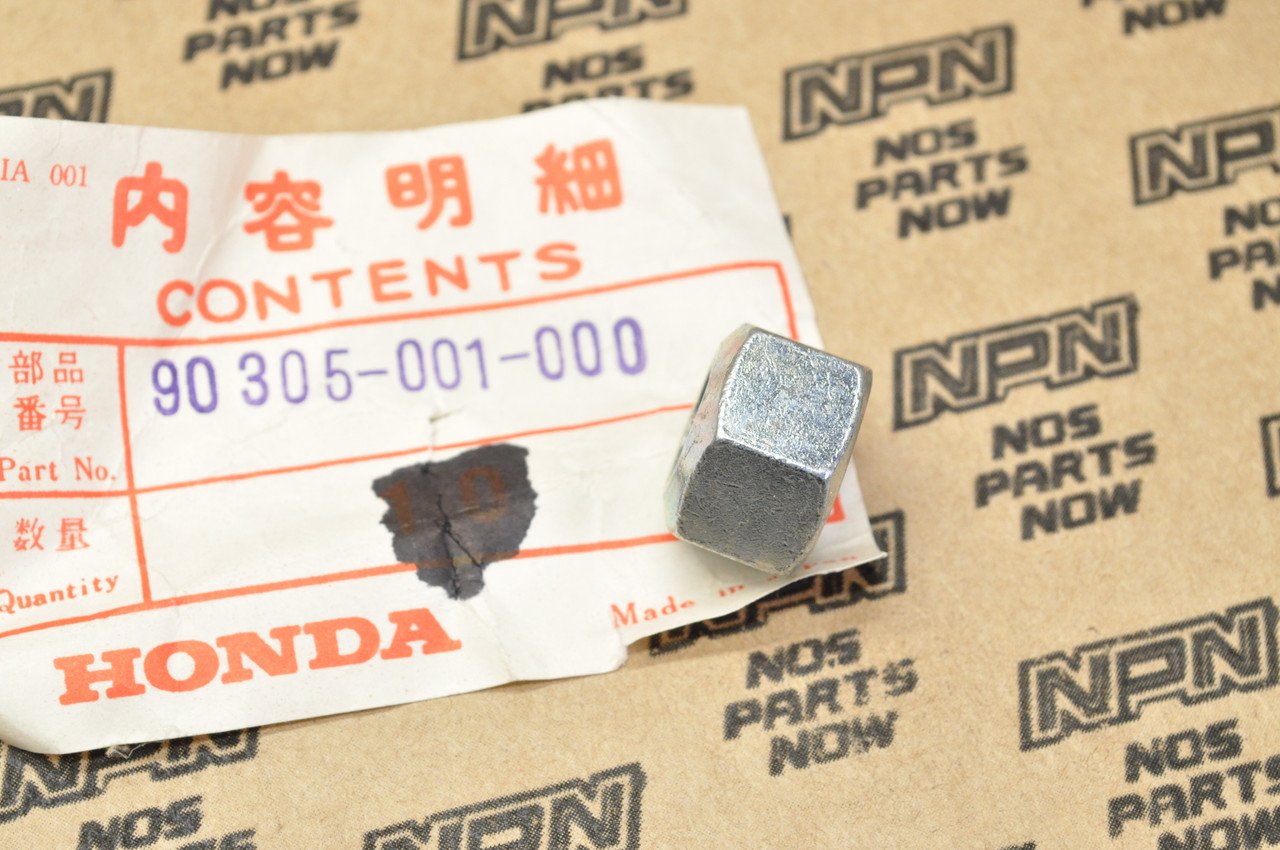 NOS Honda C100 C102 C110 C200 CL70 CL90 CT200 CT90 S90 Axle Nut 90305-001-000