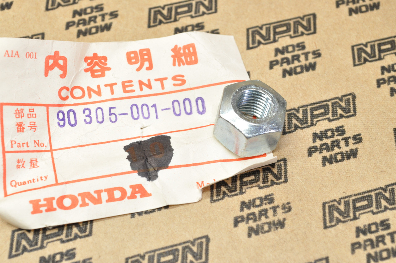 NOS Honda C100 C102 C110 C200 CL70 CL90 CT200 CT90 S90 Axle Nut 90305-001-000
