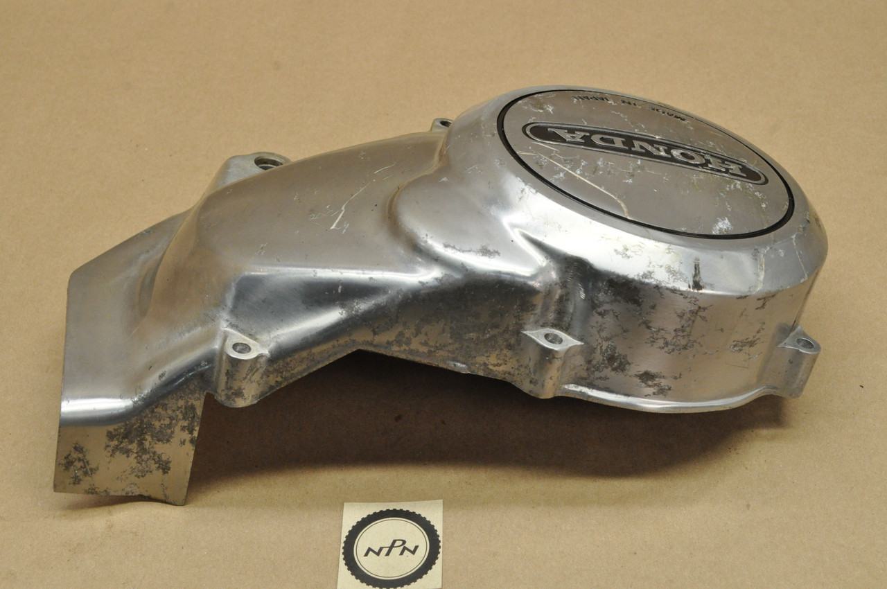 Vtg OEM Honda 1979-81 CM400 A Left Crankcase Stator Magneto Cover 11360-448-000