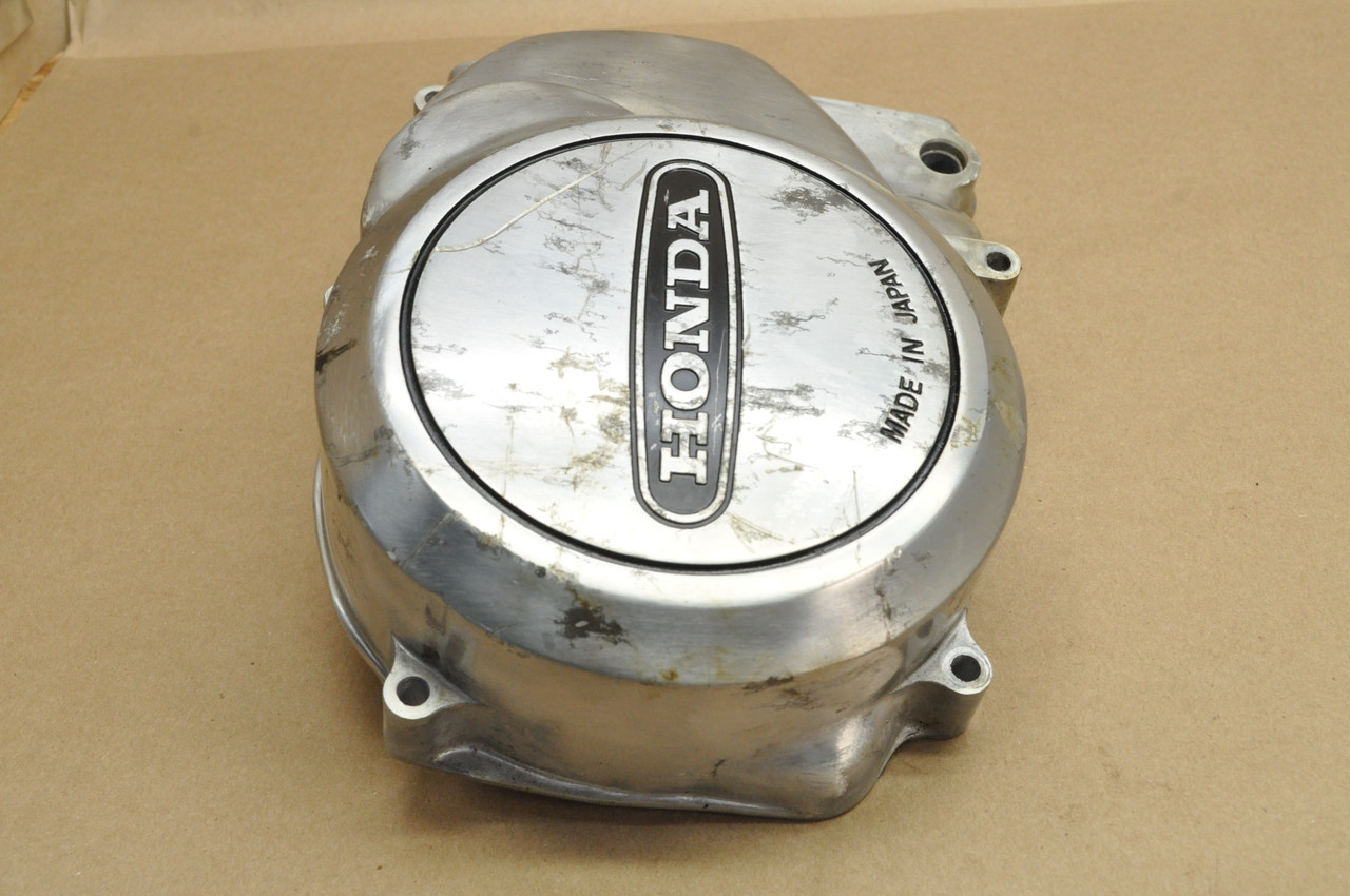 Vtg OEM Honda 1979-81 CM400 A Left Crankcase Stator Magneto Cover 11360-448-000
