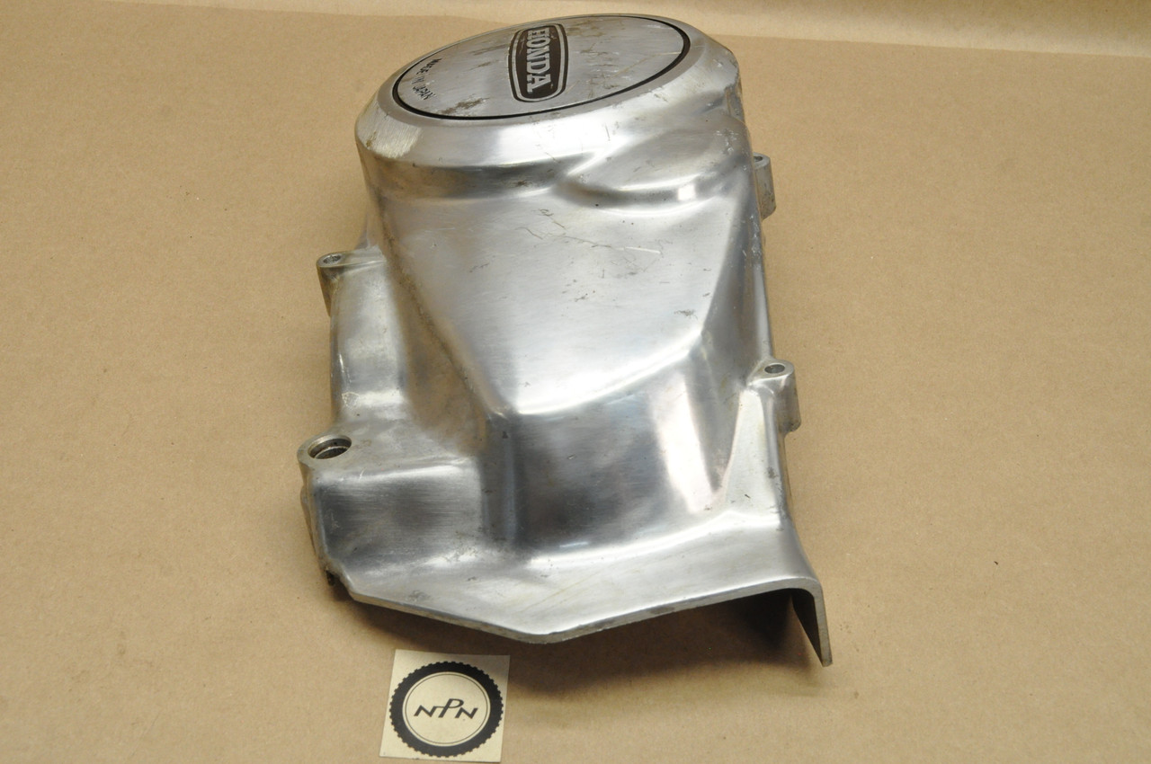 Vtg OEM Honda 1979-81 CM400 A Left Crankcase Stator Magneto Cover 11360-448-000