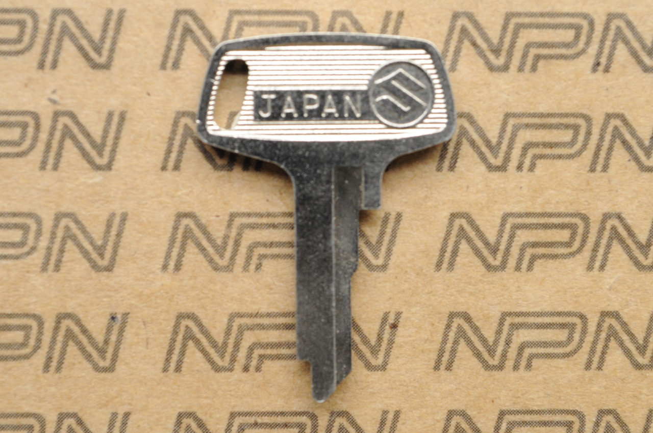 NOS Suzuki Motorcycle Ignition Lock Blank Key # 23
