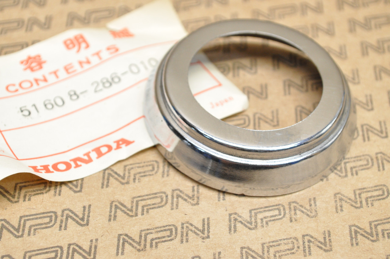 NOS Honda CB350 K0-K4 CB350 F-F1 Chrome Front Fork Rib Ring 51608-286-010