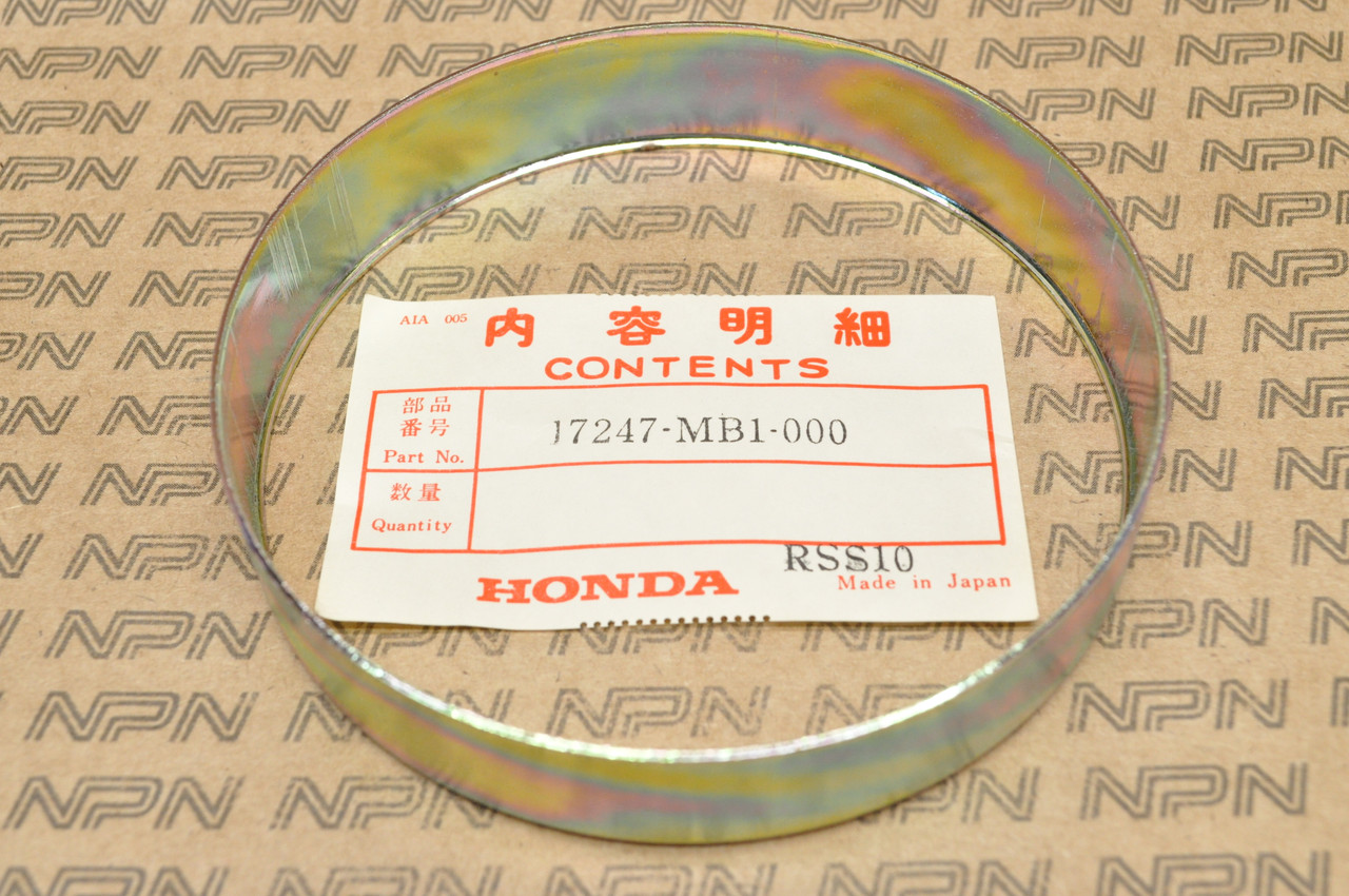 NOS Honda VF700 C VF750 C V45 Magna Air Cleaner Joint Tube Ring 17247-MB1-000