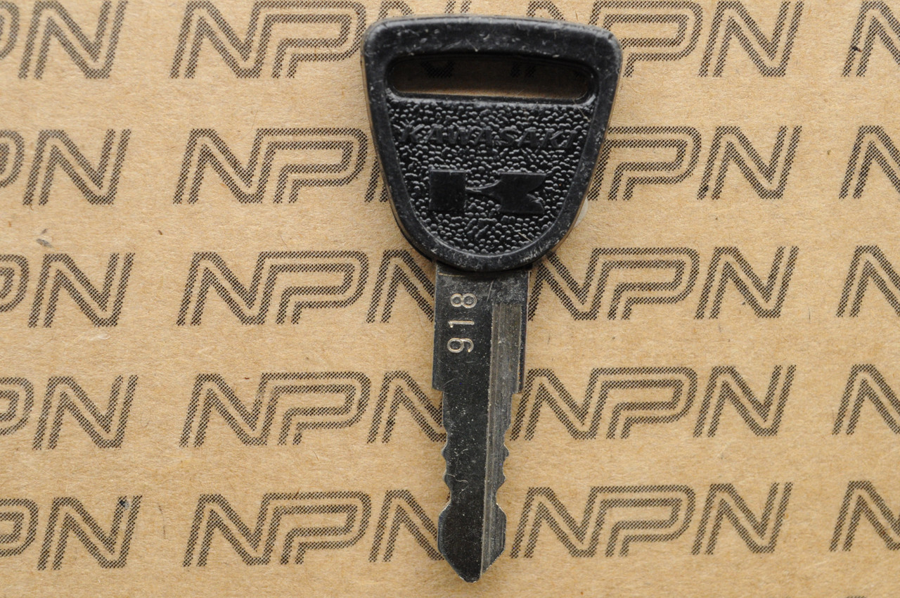 NOS Kawasaki Ignition Switch & Lock Key 27008-055-18 # 918