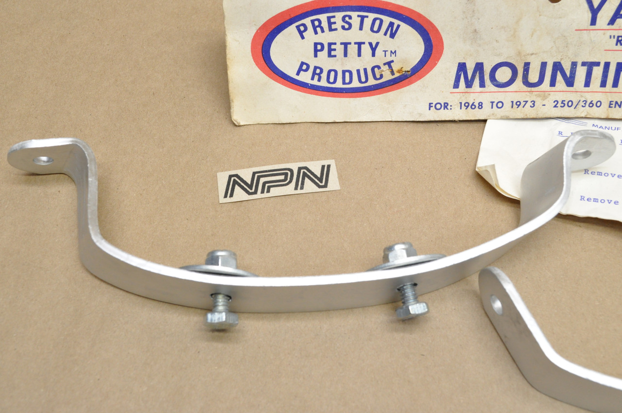 NOS Yamaha CT1 DT1 MX RT1 250 360 Enduro Preston Petty Fender Mounting Bracket Set