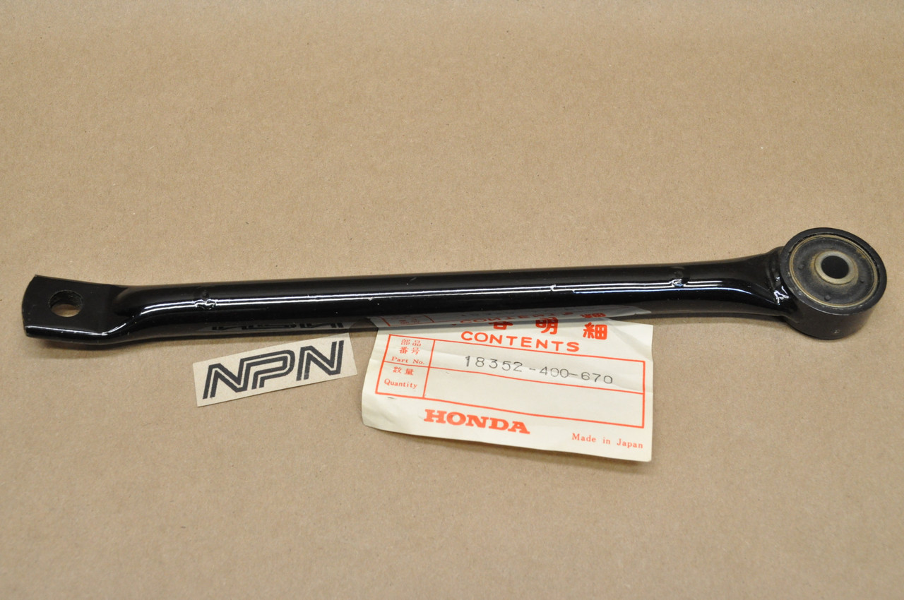 NOS Honda 1976-78 CR125 M Elsinore Exhaust Sub Muffler Stay Bar 18352-400-670