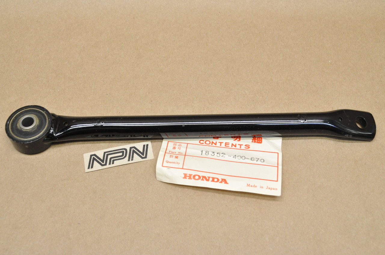 NOS Honda 1976-78 CR125 M Elsinore Exhaust Sub Muffler Stay Bar 18352-400-670