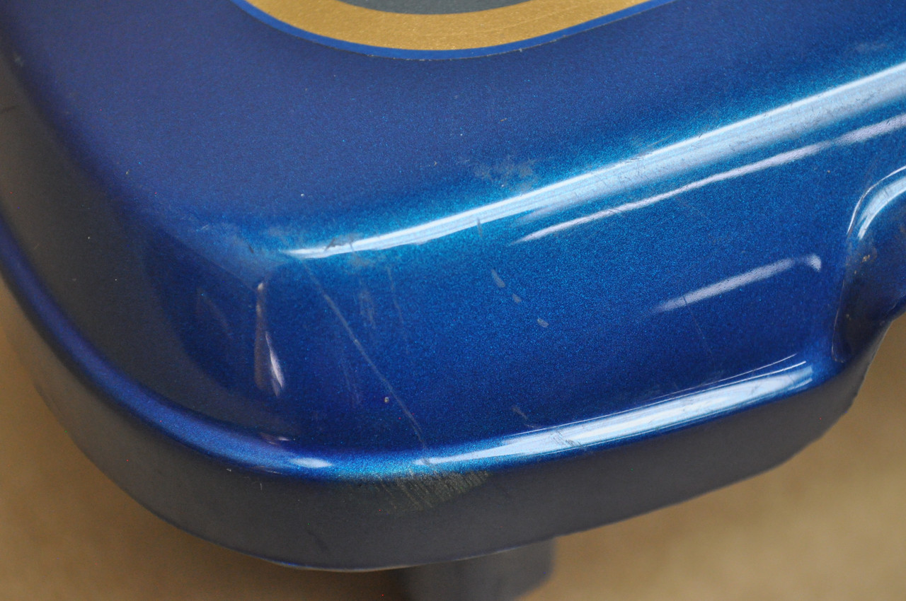 Vtg OEM Honda 1981 CM400 A Battery Right Side Cover Candy Blue 83600-448-630 ZB