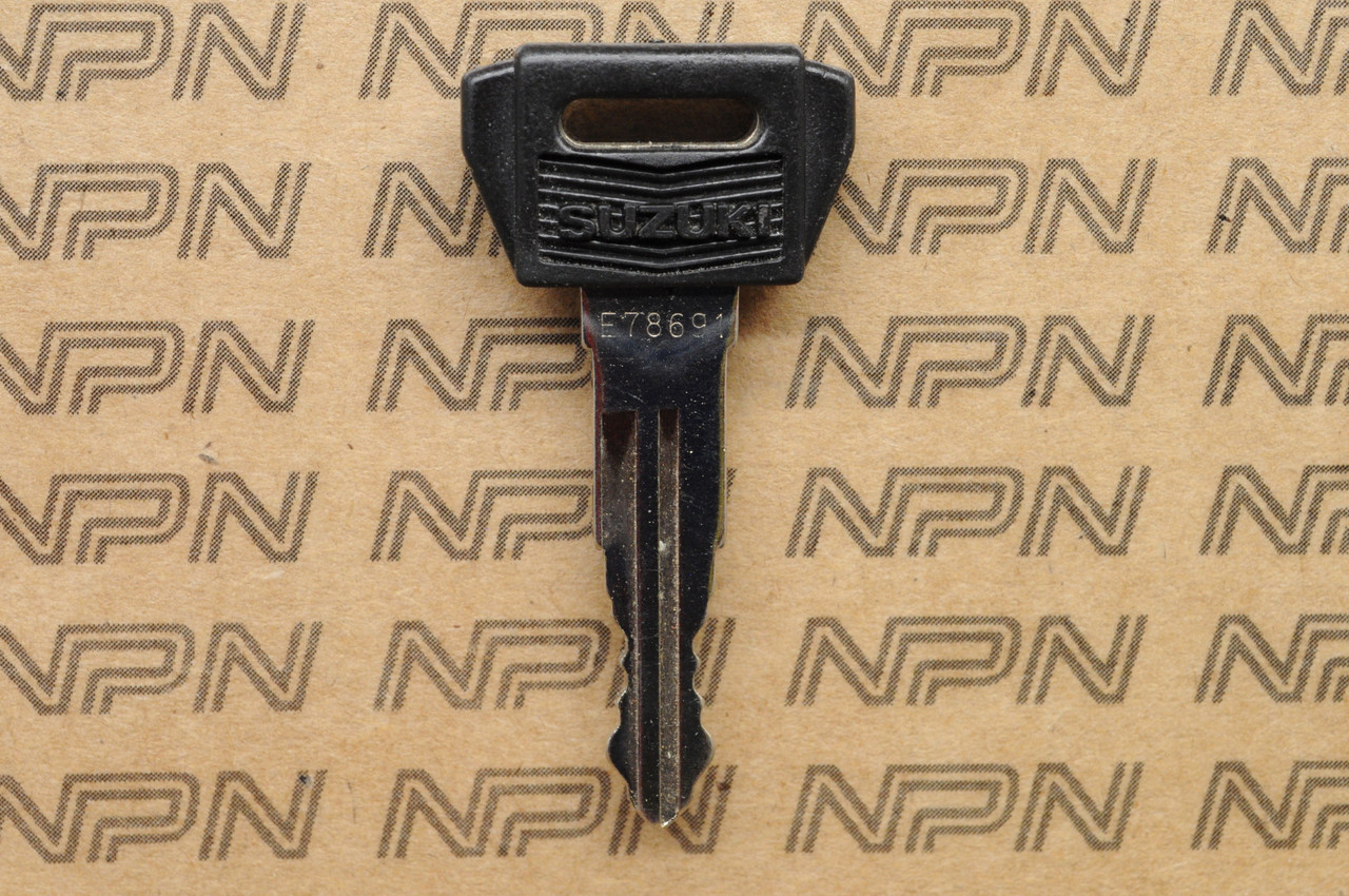 NOS Suzuki Motorcycle Ignition Lock Key # E78691