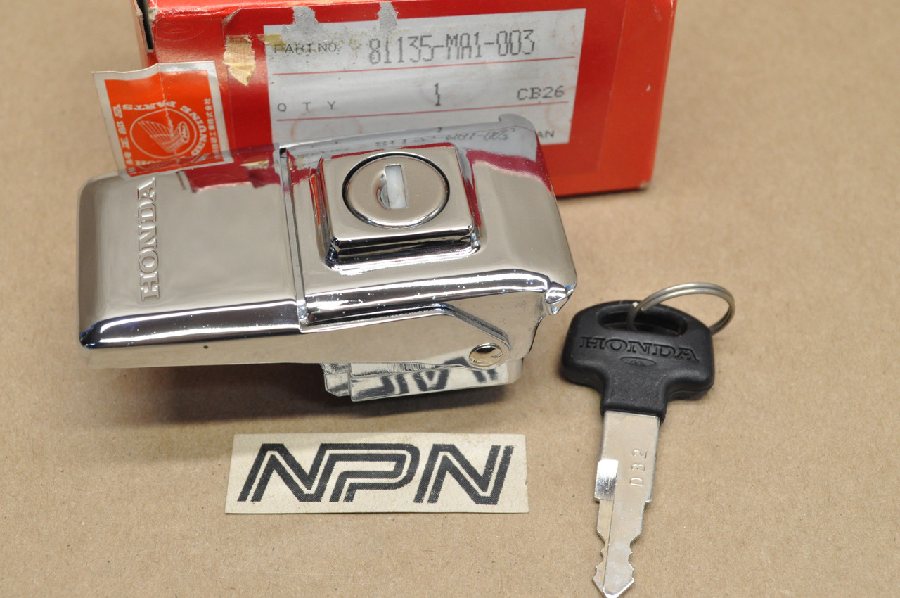NOS Honda 1981-82 GL500 1983 GL650 Silver Wing Trunk Lock & Key 81135-MA1-003