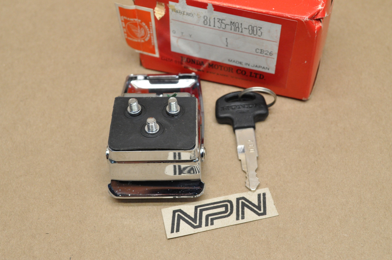 NOS Honda 1981-82 GL500 1983 GL650 Silver Wing Trunk Lock & Key 81135-MA1-003