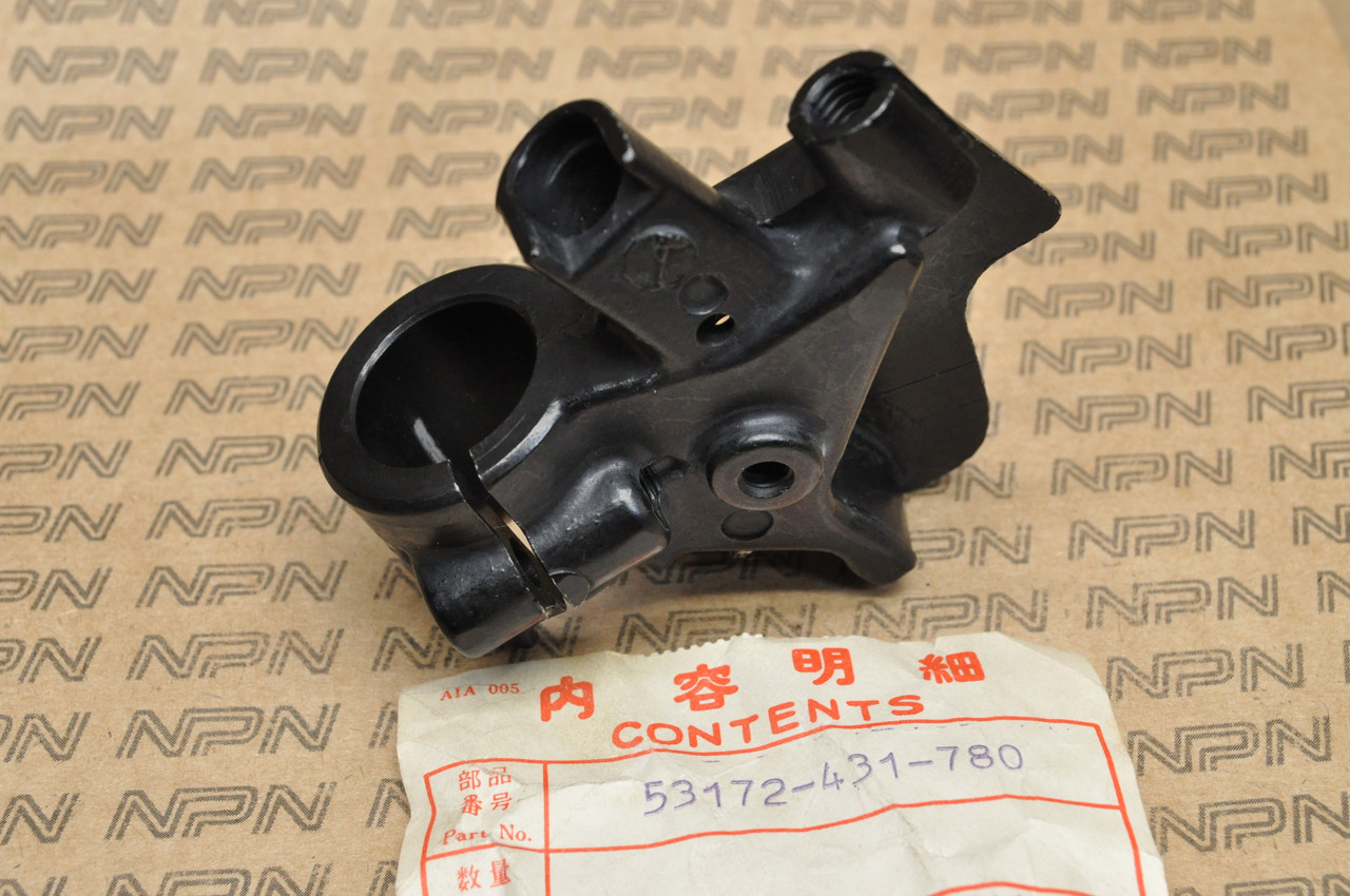 NOS Honda GL1000 GL1100 Gold Wing Left Handlebar Perch Bracket 53172-431-780