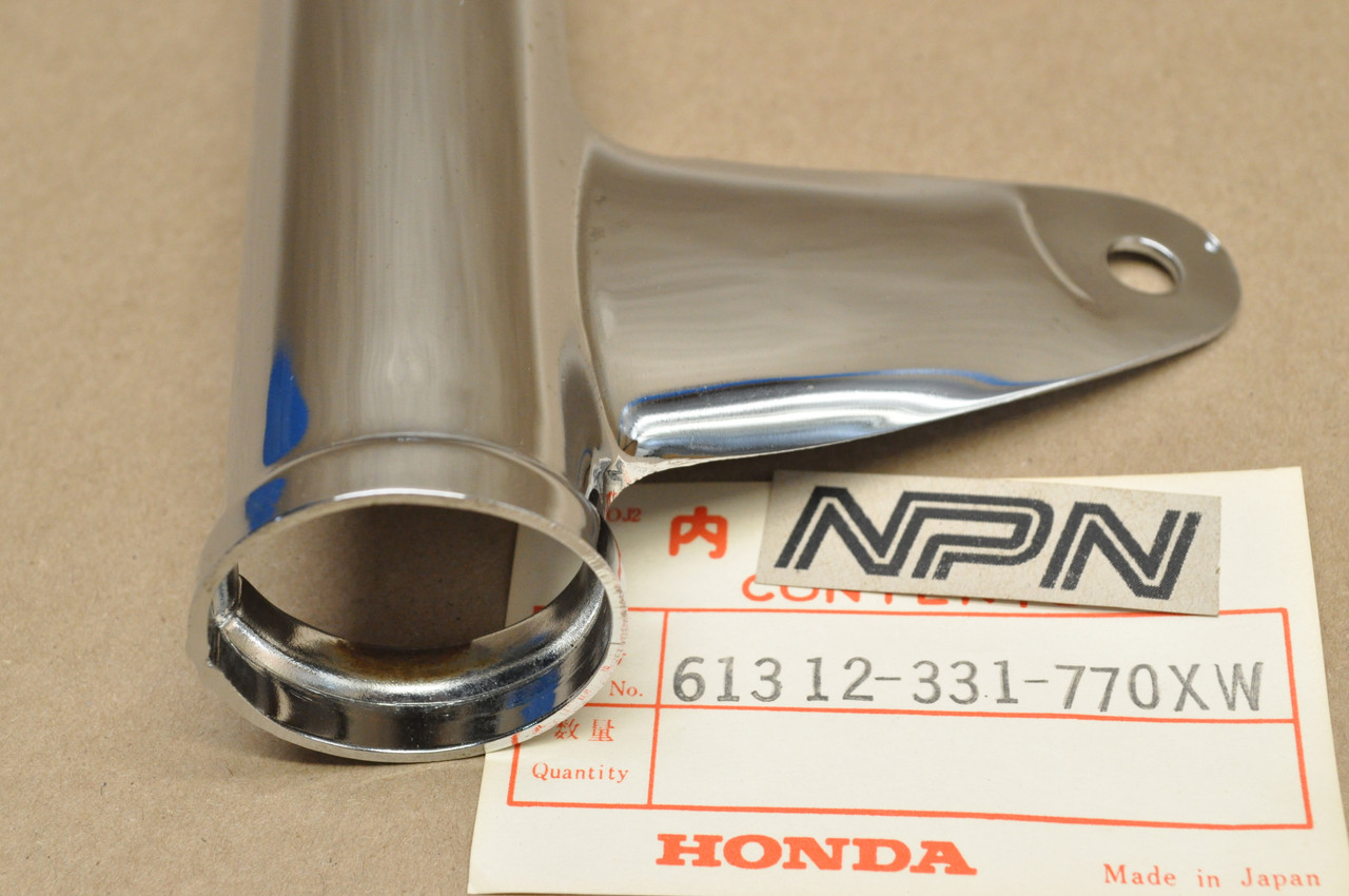 NOS Honda SL125 K1 Chrome Left Fork Ear Head Light Stay Bracket 61312-331-770 XW