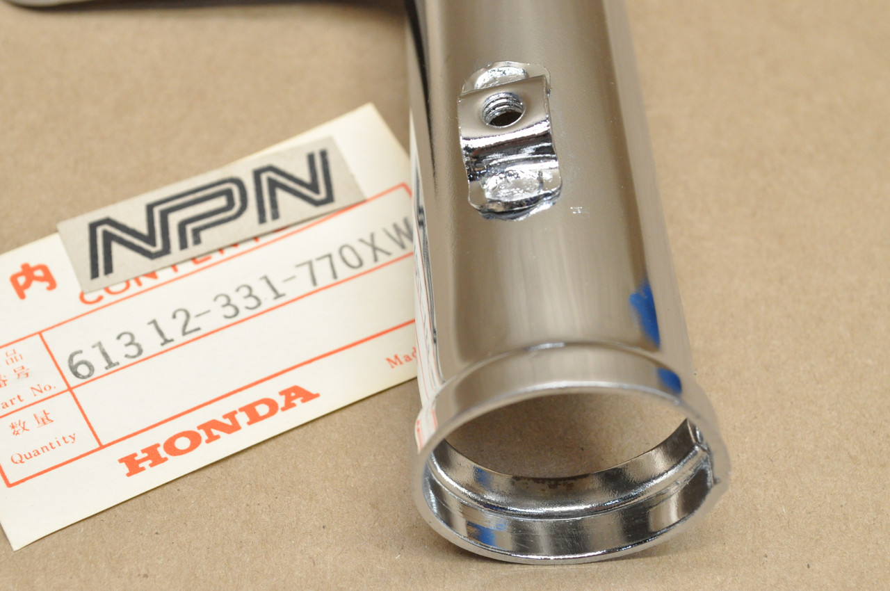 NOS Honda SL125 K1 Chrome Left Fork Ear Head Light Stay Bracket 61312-331-770 XW