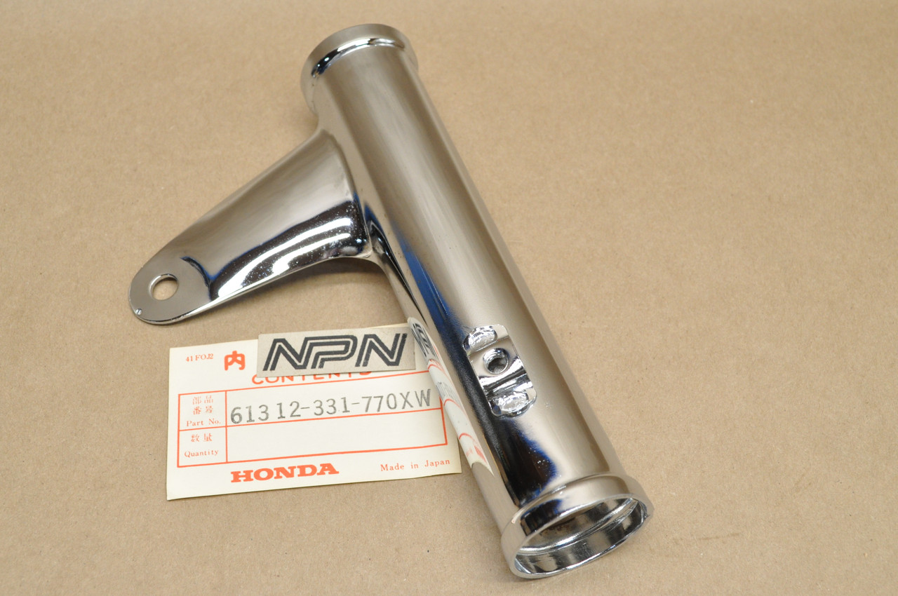 NOS Honda SL125 K1 Chrome Left Fork Ear Head Light Stay Bracket 61312-331-770 XW