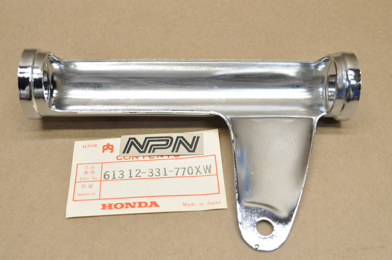 NOS Honda SL125 K1 Chrome Left Fork Ear Head Light Stay Bracket 61312-331-770 XW