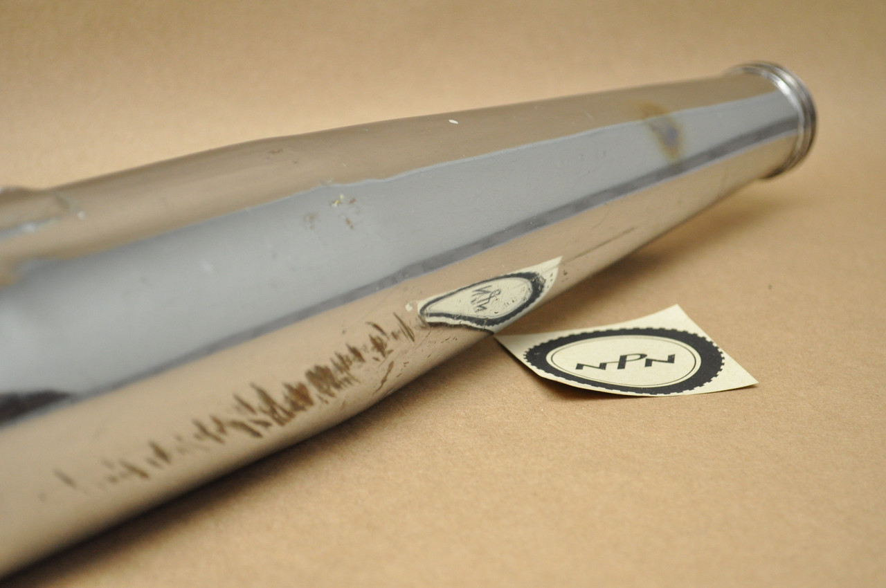 Vtg OEM Yamaha 1965-66 YDS3 YM1 Right Side Exhaust Muffler Pipe 156-14720-00