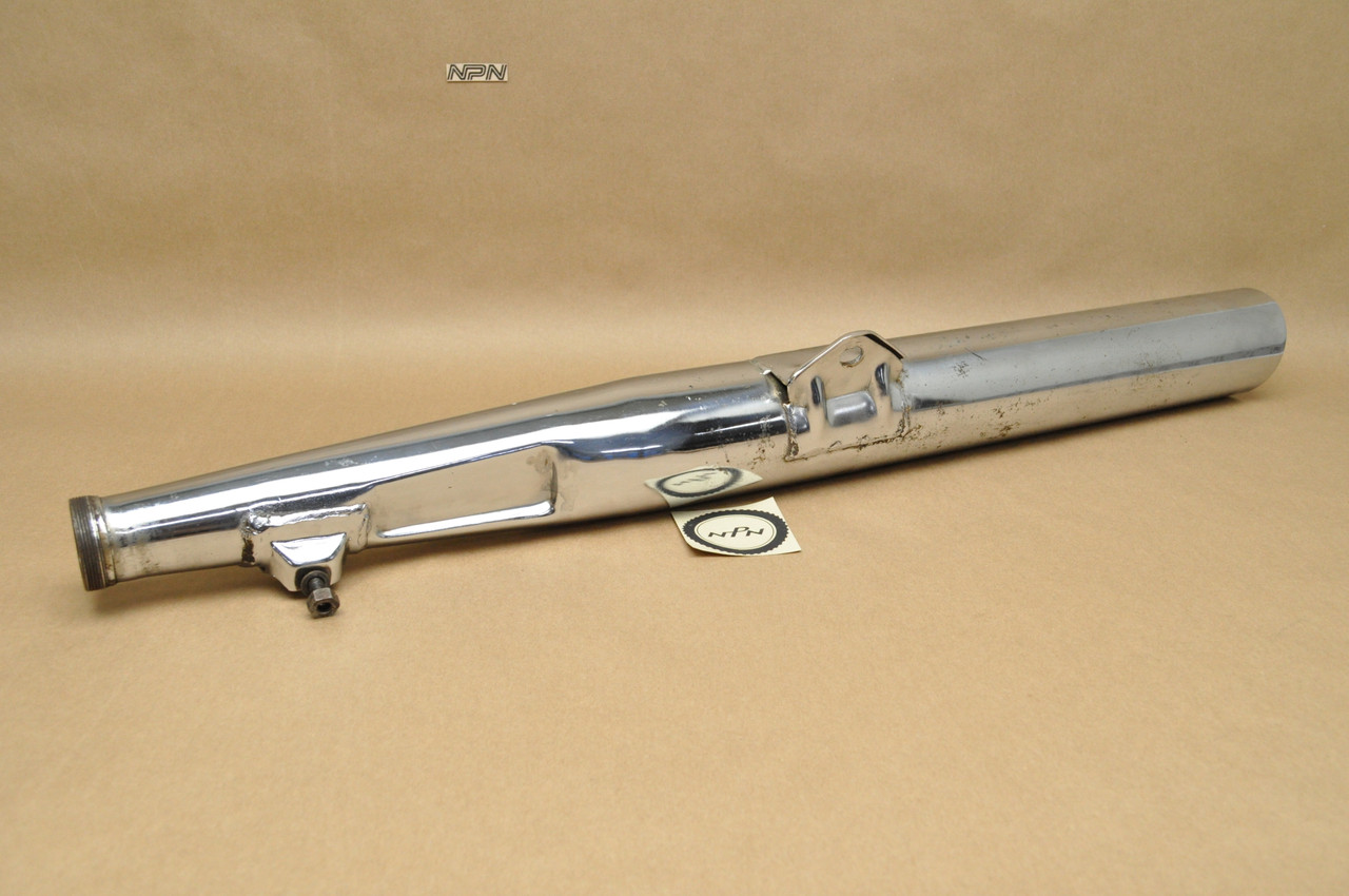 Vtg OEM Yamaha 1965-66 YDS3 YM1 Right Side Exhaust Muffler Pipe 156-14720-00