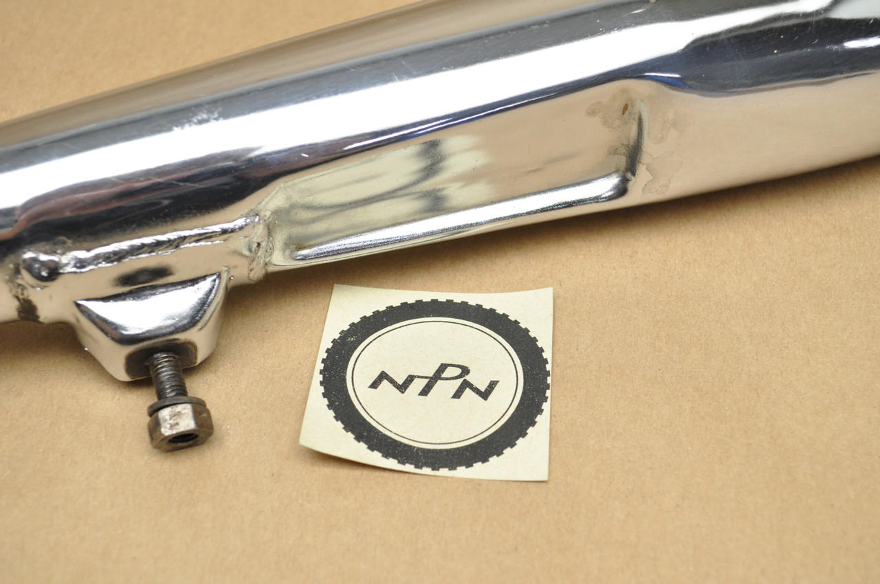 Vtg OEM Yamaha 1965-66 YDS3 YM1 Right Side Exhaust Muffler Pipe 156-14720-00