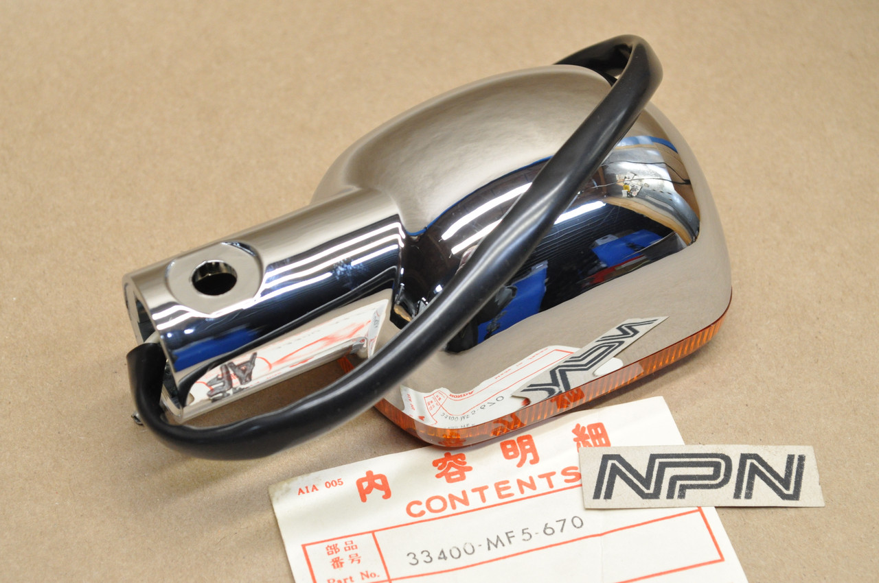 NOS Honda VT500 C Shadow Front Right Turn Signal 33400-MF5-670