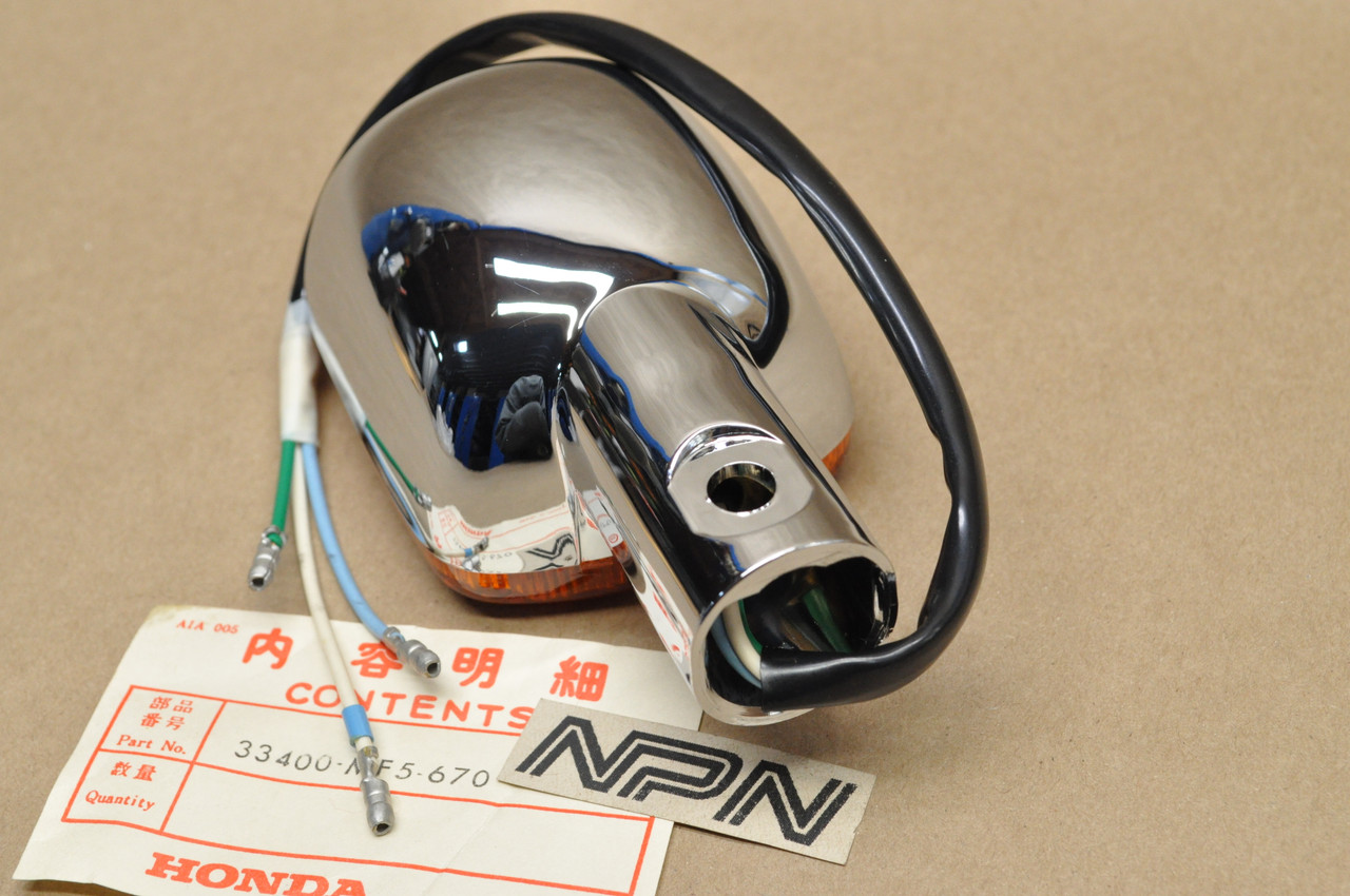 NOS Honda VT500 C Shadow Front Right Turn Signal 33400-MF5-670