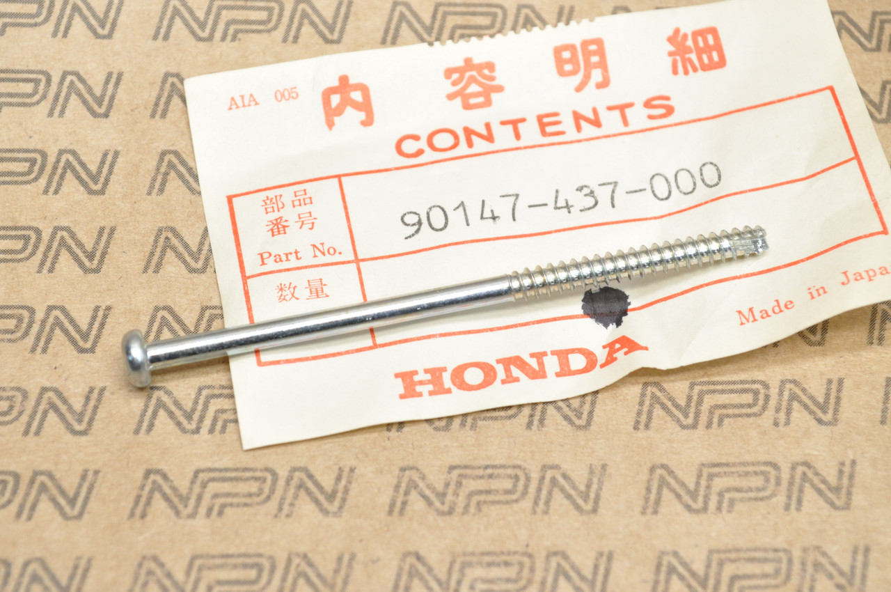 NOS Honda 1979 XL125 S XL185 S Tail Light Lens Tapping Screw 90147-437-000
