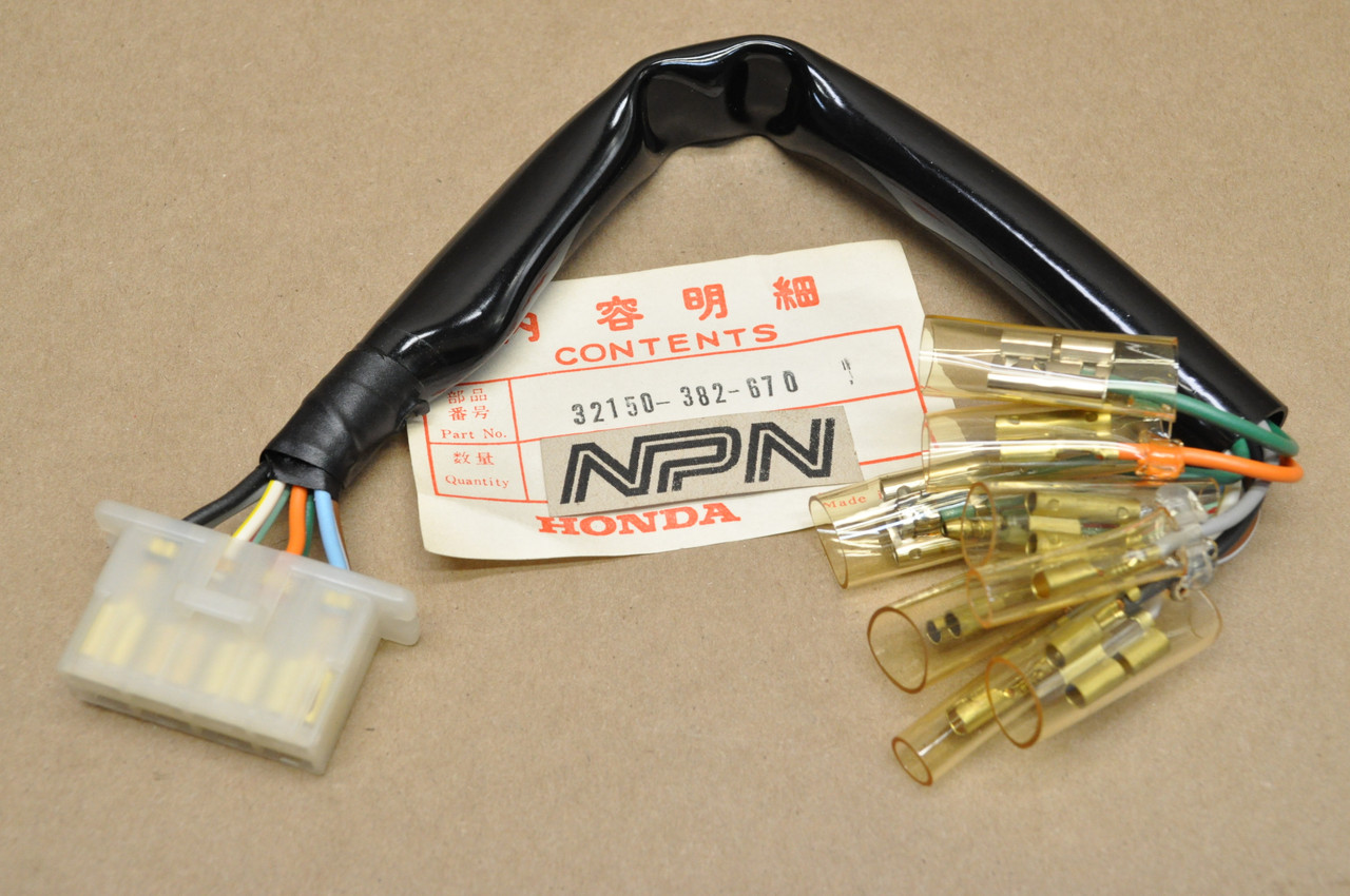 NOS Honda XL125 K0-1978 Front Wire Wiring Electrical Sub Harness 32150-382-670