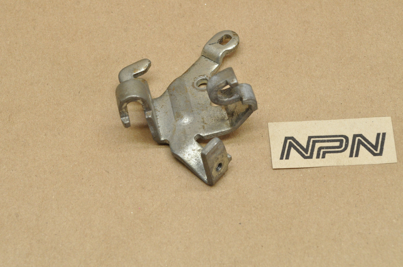 Vtg OEM Honda 1980-81 CM400 A Carburetor Cable Mount Bracket 16100-448-672