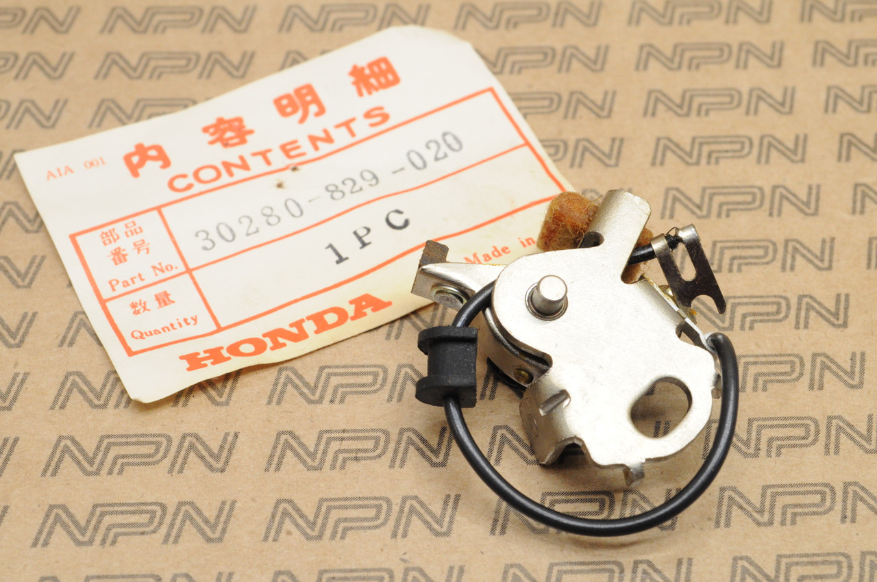 NOS Honda E2500 E3500 Generator G80 Engine Points Contact Breaker 30280-829-020