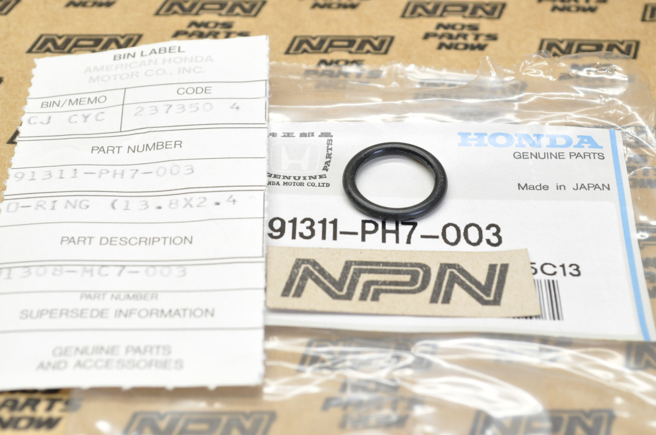 NOS Honda CB750 CB900 CBR900 CX500 GL1200 VF750 XR400 O-Ring 91311-PH7-003