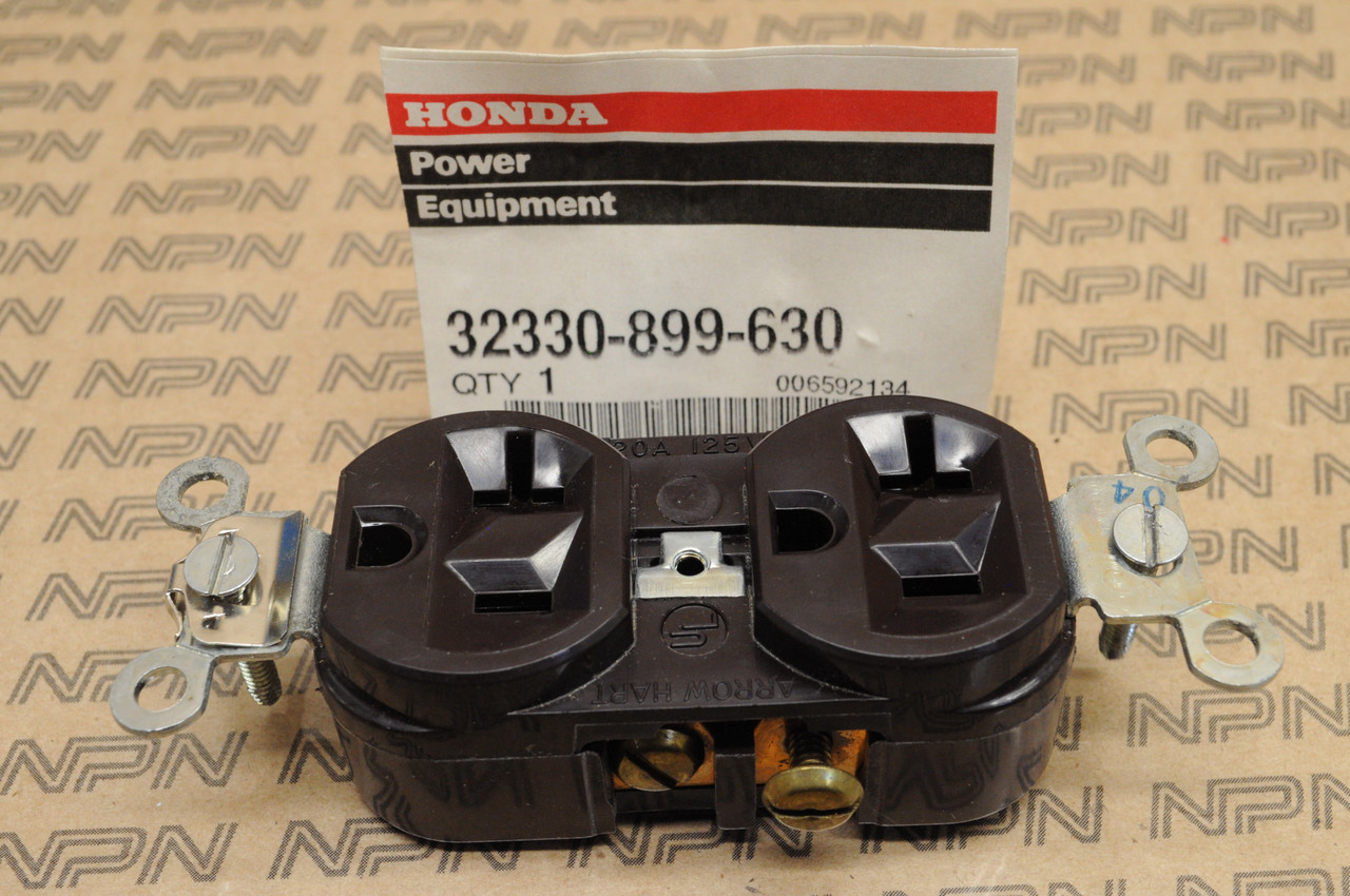 NOS Honda EM4000 EMS4500 EX5500 Generator Outlet Plug Receptacle 32330-899-630