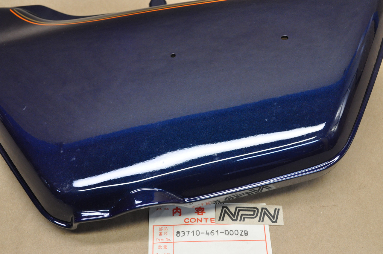 NOS Honda 1980 CB900 C Poseidon Blue Left Side Cover Panel 83710-461-000 ZB