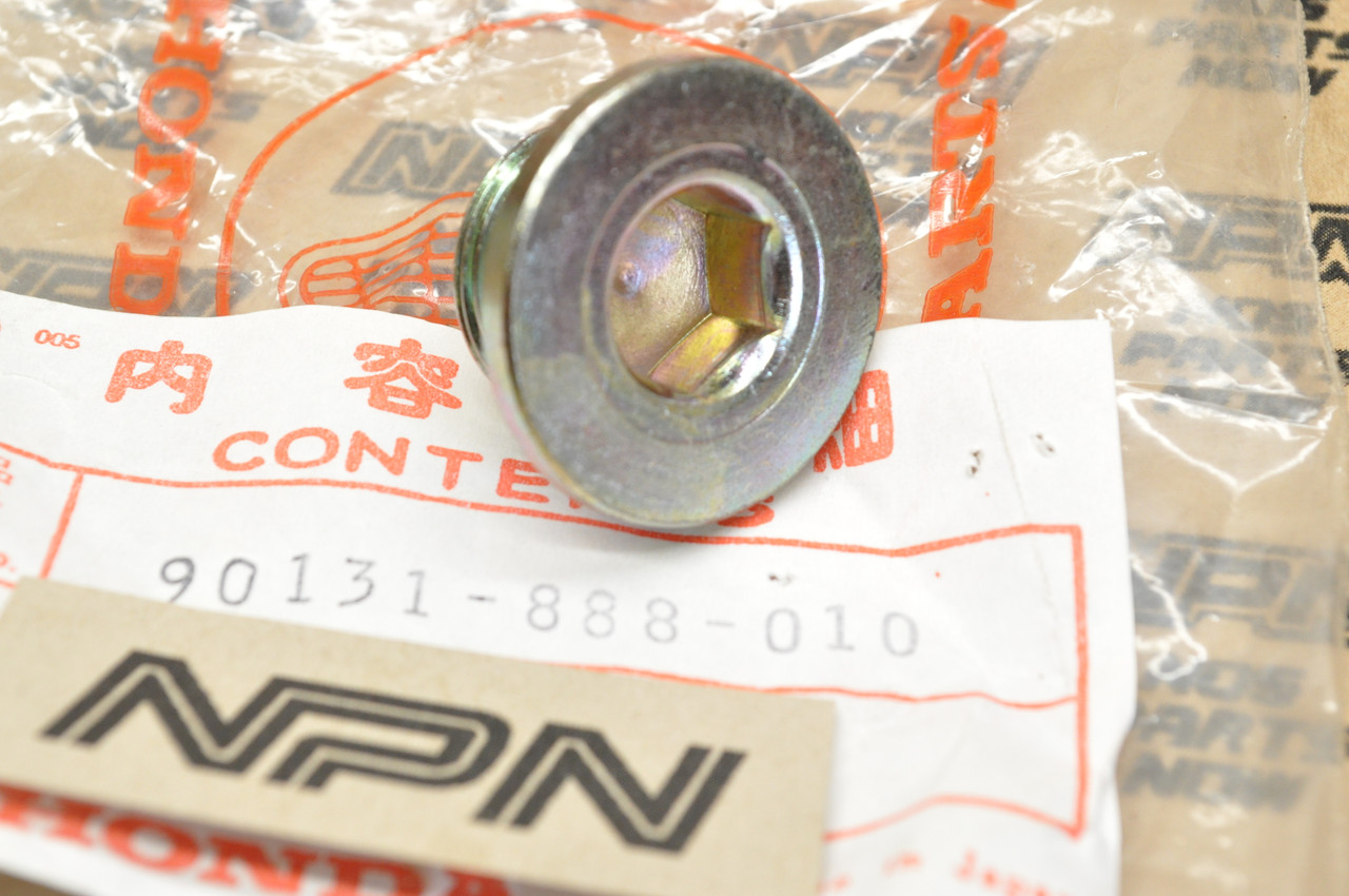 NOS Honda 83-86 VT500 C Shadow 83-84 VT500FT Ascot Drain Plug Bolt 90131-888-010