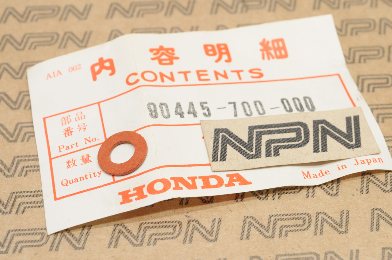 NOS Honda B75 BF100 E1500 ES3500 EX800 F28 Fiber Gasket 6mm 90445-700-000