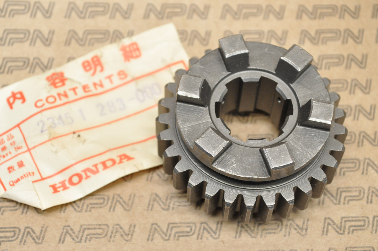 NOS Honda CB450 K0 Transmission Main Shaft Third 3rd Gear 29T 23451-283-000