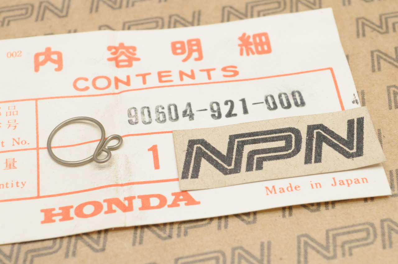 NOS Honda B75 Outboard Engine E1500 Generator Tube Hose Clamp Clip 90604-921-000