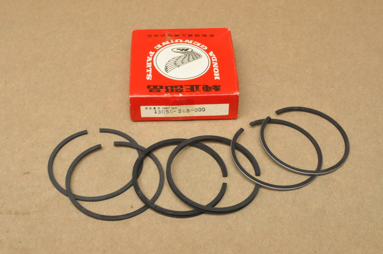 NOS Honda CB72 CL72 Piston Ring Set for 2 Pistons 1.00 Oversize 13050-268-000