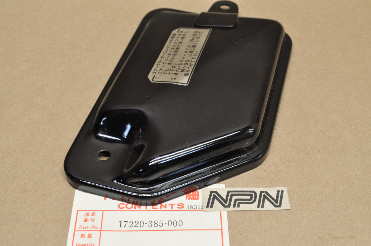NOS Honda 1976 XL250 1976-78 XL350 Air Cleaner Box Housing Cover 17220-385-000