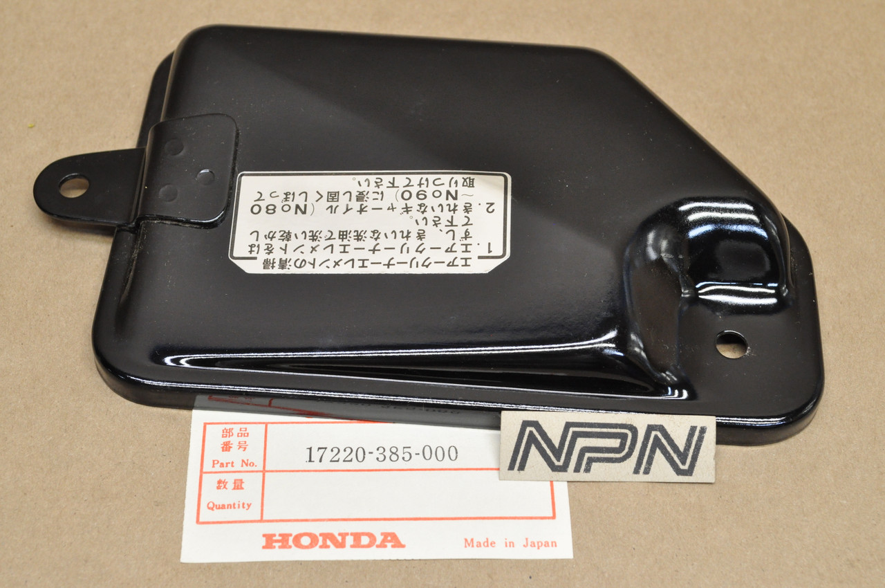 NOS Honda 1976 XL250 1976-78 XL350 Air Cleaner Box Housing Cover 17220-385-000